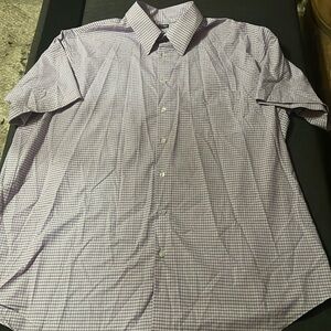 NWOT Van Heusen big fit wild orchid short sleeve button up